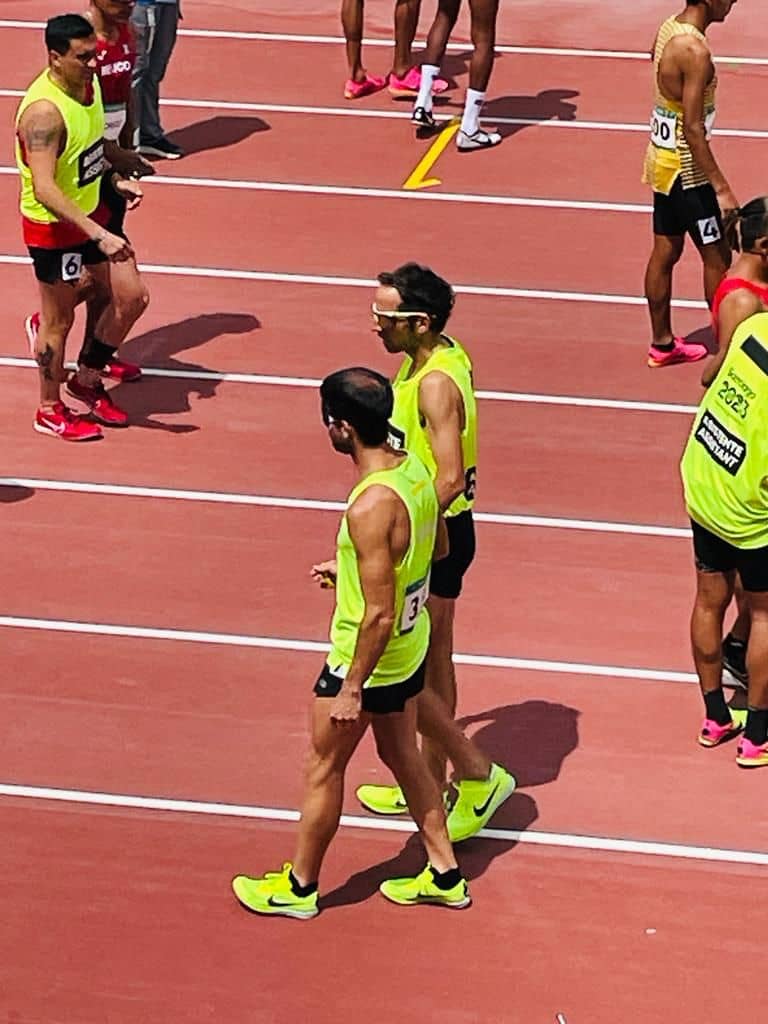 con dani en la pista